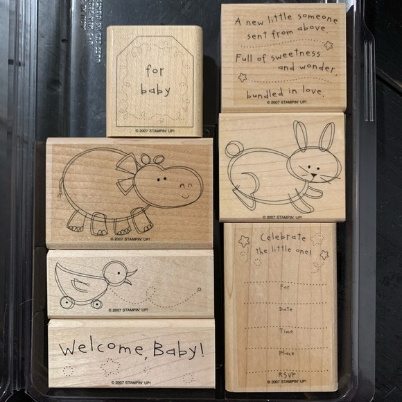 Stampin Up! Bundled in Love - Set of 7 Stamps - Picture 1 of 7